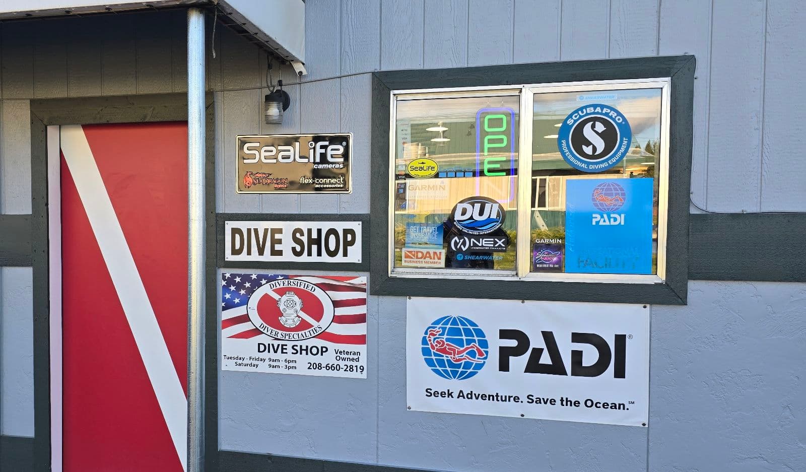 Diver underwater